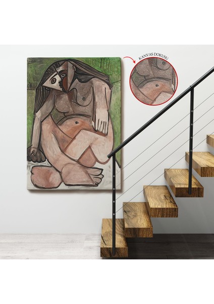Pablo Picasso - Nu Accroupi TABLO-7363 fırsatları