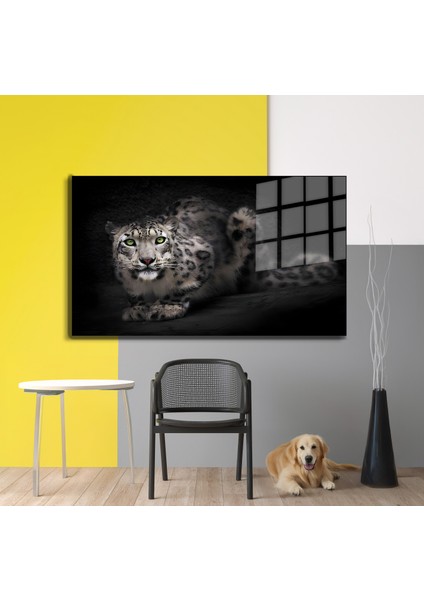 Eğlenceli Hayvanlar, Yapay Zeka Destekli, 3D Dekoratif Baskı Yatay Cam Tablo 139 modelleri