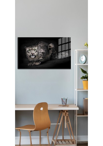 Eğlenceli Hayvanlar, Yapay Zeka Destekli, 3D Dekoratif Baskı Yatay Cam Tablo 139 indirimleri