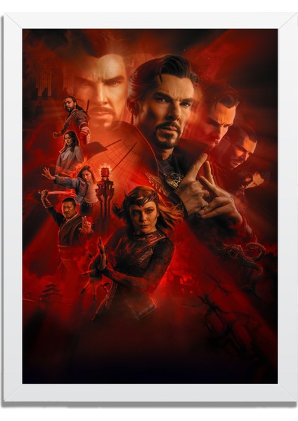 Dizi- Film Karakter ve Afişleri Mdf Plastik Çerçeveli Dekoratif Tablo 01