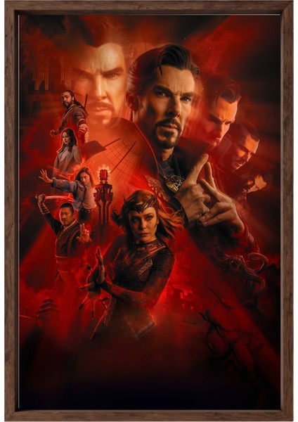 Dizi- Film Karakter ve Afişleri Mdf Plastik Çerçeveli Dekoratif Tablo 01 modelleri