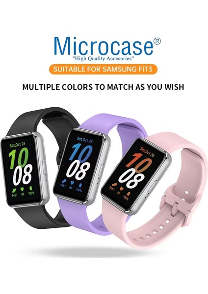 Samsung Galaxy Fit 3 ile Uyumlu Delikli Silikon Kordon Kayış - KY6543 modelleri