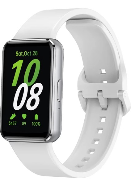 Samsung Galaxy Fit 3 ile Uyumlu Delikli Silikon Kordon Kayış - KY6543