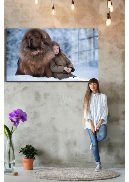 Eğlenceli Hayvanlar, Yapay Zeka Destekli, 3D Dekoratif Baskı Yatay Cam Tablo 476 fırsatları