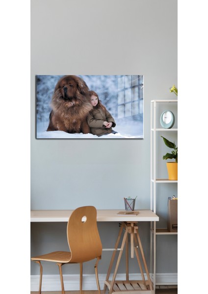 Eğlenceli Hayvanlar, Yapay Zeka Destekli, 3D Dekoratif Baskı Yatay Cam Tablo 476 indirimleri