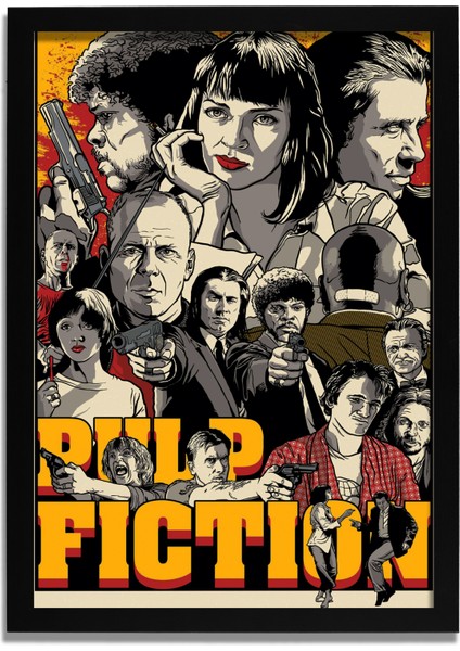 Dizi- Film Karakter ve Afişleri Mdf Plastik Çerçeveli Dekoratif Tablo 01 fiyatları