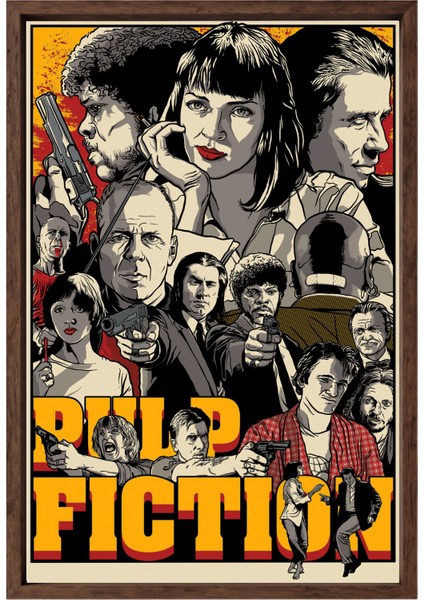 Dizi- Film Karakter ve Afişleri Mdf Plastik Çerçeveli Dekoratif Tablo 01 modelleri