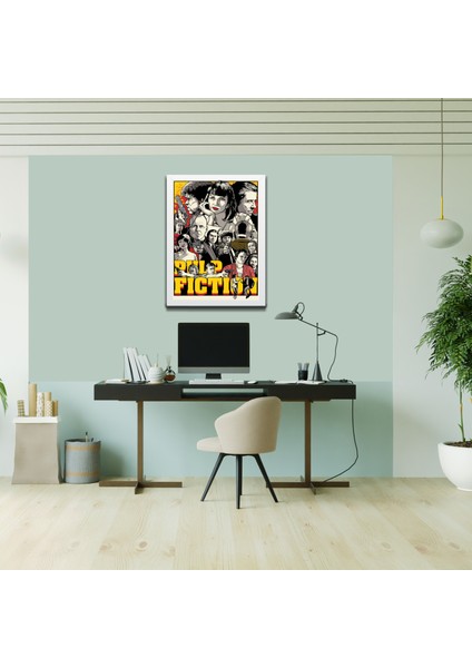 Dizi- Film Karakter ve Afişleri Mdf Plastik Çerçeveli Dekoratif Tablo 01 fırsatları