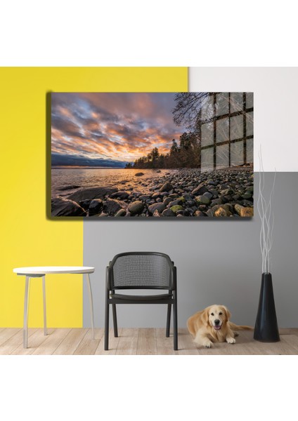 Doğa, Manzara 3D Dekoratif Baskı Yatay Cam Tablo 01 fiyatları