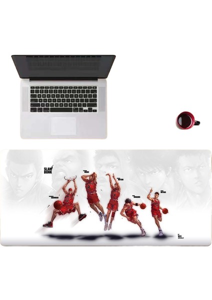 Slam Dunk Master Mouse Pad Büyük Boy Sakuragi Hanamichi Ryukawa Maple Sansui Shou Öğrenci Anime Masa Matı (Yurt Dışından)
