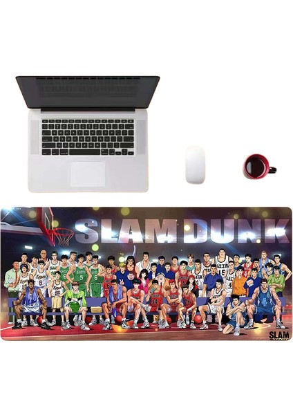 Slam Dunk Master Mouse Pad Büyük Boy Sakuragi Hanamichi Ryukawa Maple Sansui Shou Öğrenci Anime Masa Matı (Yurt Dışından)