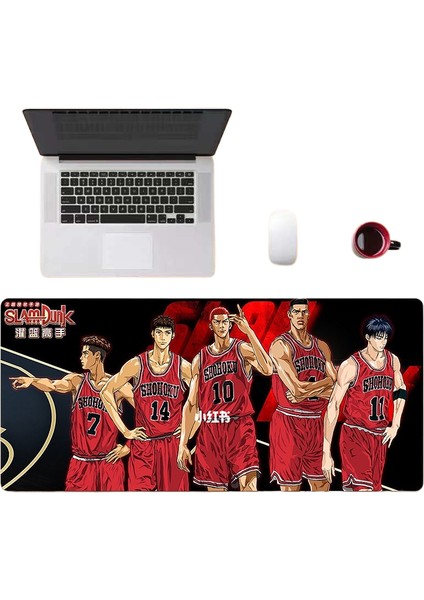Slam Dunk Master Mouse Pad Büyük Boy Sakuragi Hanamichi Ryukawa Maple Sansui Shou Öğrenci Anime Masa Matı (Yurt Dışından)