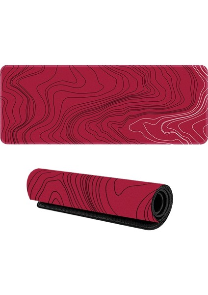 Dokulu Isı Haritası Patlama Klavye Altlığı Artı Mouse Pad (Yurt Dışından)