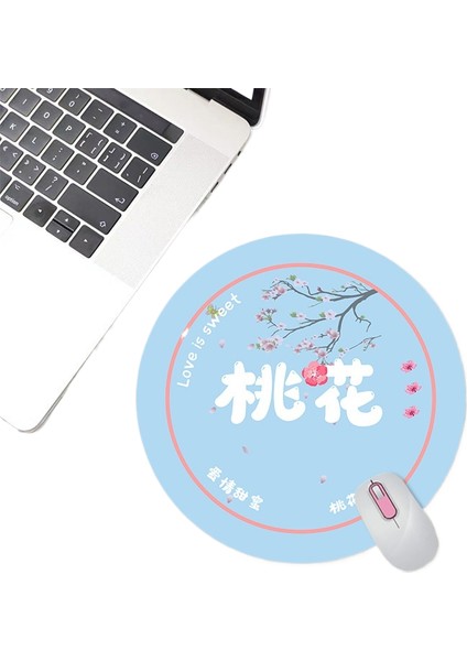 Karikatür Yuvarlak Mouse Pad Sevimli Küçük (Yurt Dışından)