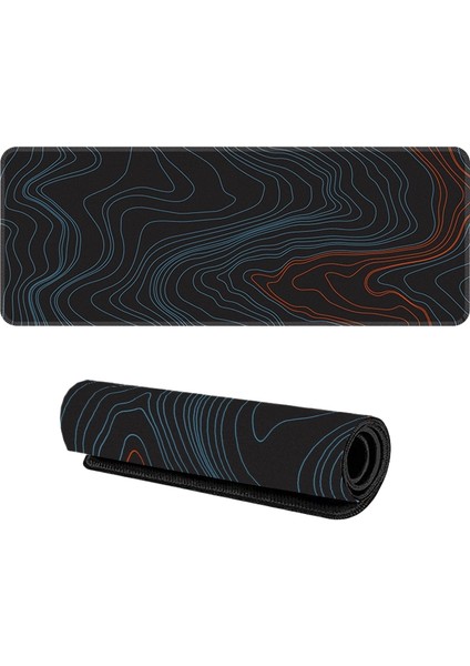 Dokulu Isı Haritası Patlama Klavye Altlığı Artı Mouse Pad (Yurt Dışından)