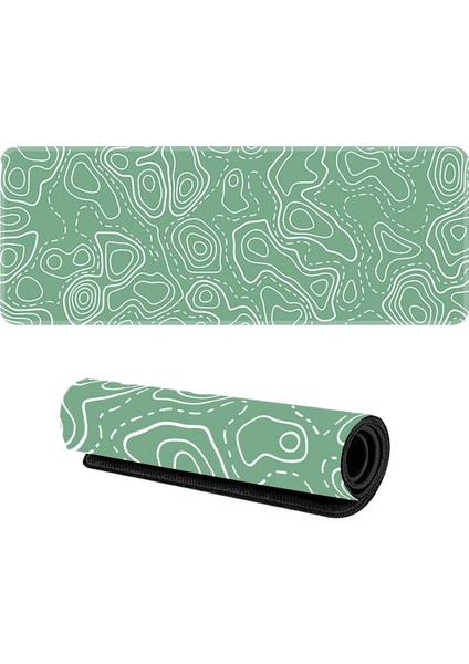 Dokulu Isı Haritası Patlama Klavye Altlığı Artı Mouse Pad (Yurt Dışından)