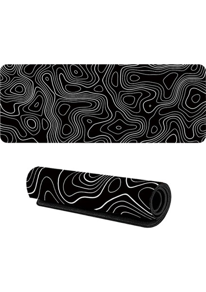 Dokulu Isı Haritası Patlama Klavye Altlığı Artı Mouse Pad (Yurt Dışından)