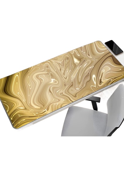 Mermer Büyük Boy Fare ve Klavye Altlığı (Yurt Dışından)