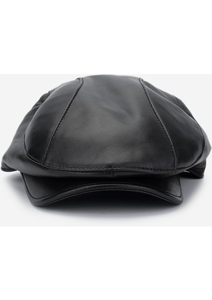 Erkek Hakiki Deri Siyah Deri London Şapka 524 1134-VAL Spk Y25 Sıyah Dr fiyatları