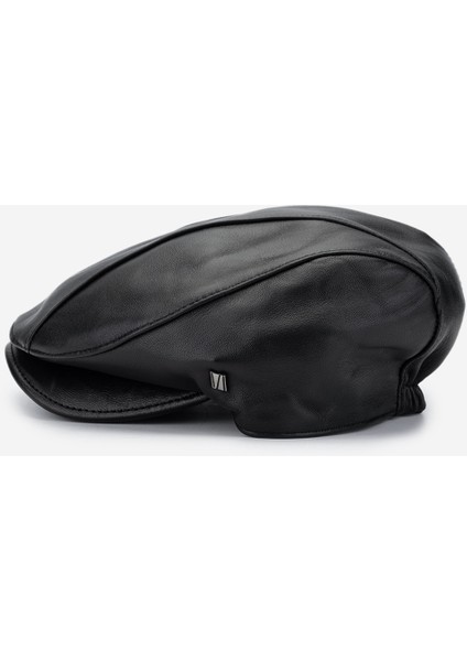 Erkek Hakiki Deri Siyah Deri London Şapka 524 1134-VAL Spk Y25 Sıyah Dr modelleri