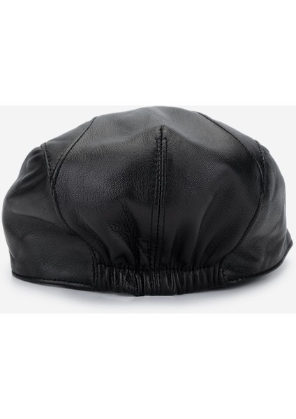 Erkek Hakiki Deri Siyah Deri London Şapka 524 1134-VAL Spk Y25 Sıyah Dr fırsatları