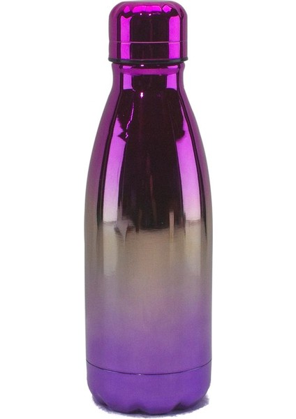 Çelik Termos 350 ml 304 Kalite Paslanmaz Mor 6 Saat Isı Yalıtım