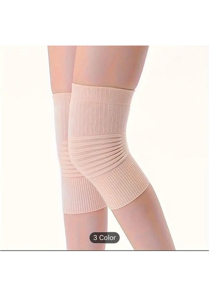 1 Çift Elastik Diz Pedleri – Erkek ve Kadınlar Için Rahat ve Sıcak Koruyucu