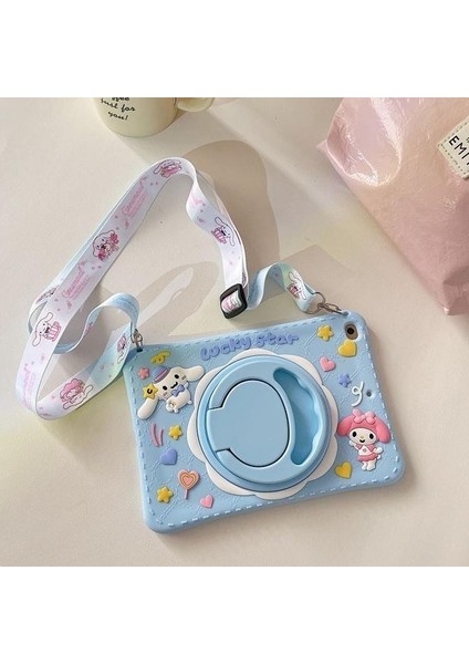 Xiaomi Pad 5 Çocuklar Için Standlı ve Askılı Hasara Dayanıklı Cinnamoroll Kılıf