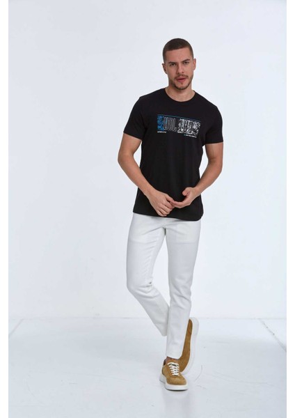 Tom Baskılı Erkek Tişört Siyah fırsatları