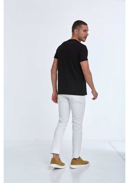 Tom Baskılı Erkek Tişört Siyah indirimleri