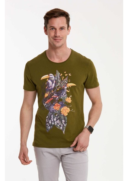 Roam Erkek Tişört Haki