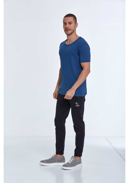 Milan Over Size Erkek Tişört Lacivert fırsatları