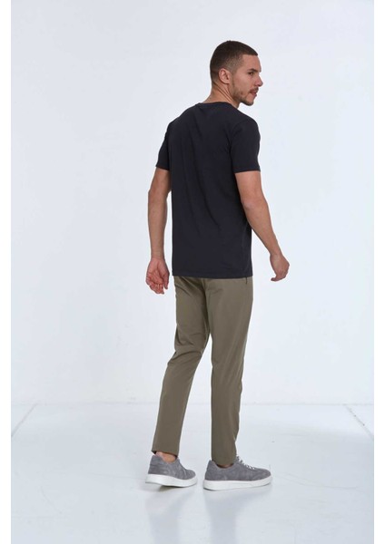 Theo Baskılı Erkek Tişört Siyah indirimleri