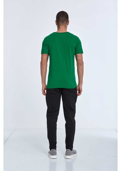 Milan Over Size Erkek Tişört Yeşil indirimleri