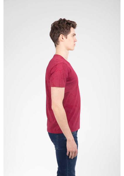Mocha Erkek Tişört Bordo modelleri