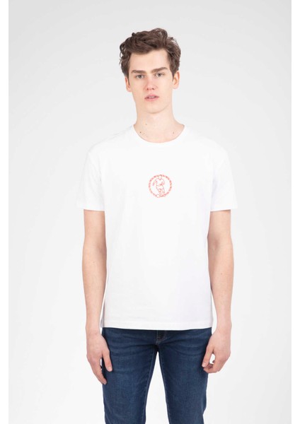 Pale Erkek Tişört Beyaz