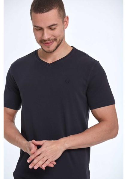 Marco Basic Erkek Tişört Siyah