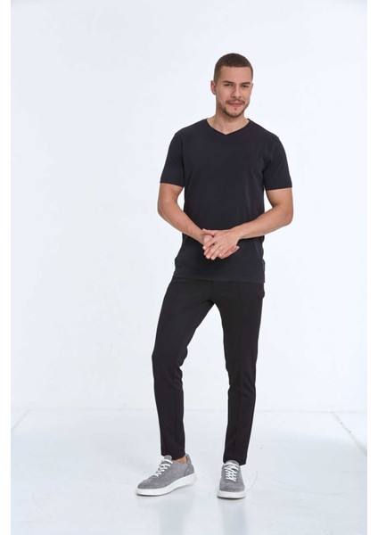 Marco Basic Erkek Tişört Siyah modelleri