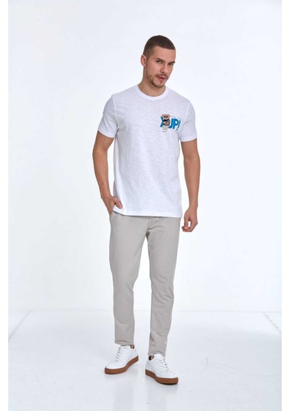 Enara Baskılı Erkek Tişört Beyaz fiyatları