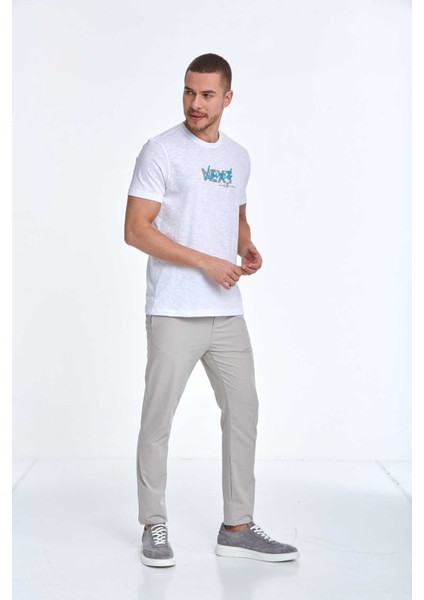 Fair Baskılı Erkek Tişört Beyaz fırsatları