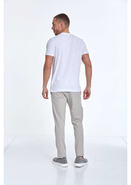 Fair Baskılı Erkek Tişört Beyaz indirimleri