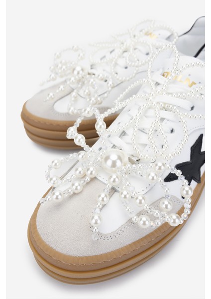 Méliné Kadın Deri Sneakers & Spor Ayakkabı 1117 526-Accz Bn Ayk Y25 Bıanco/Nero modelleri