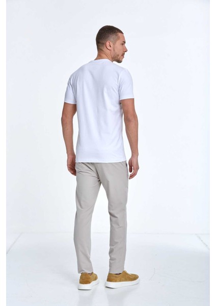 Shein Baskılı Erkek Tişört Beyaz indirimleri