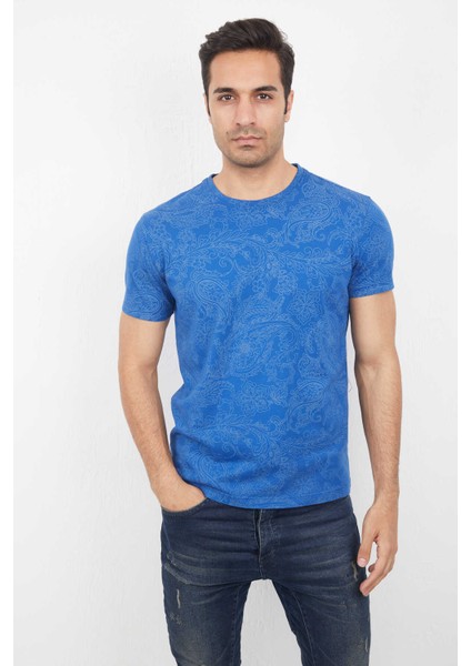 Wrap Erkek Tişört Saks