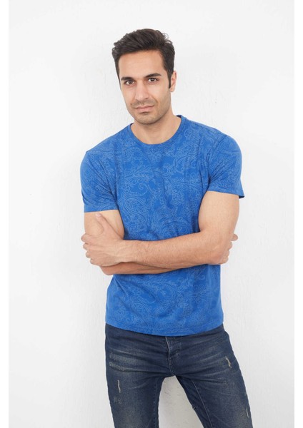 Wrap Erkek Tişört Saks fırsatları