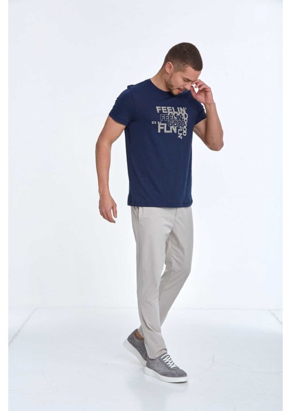 Cortez Baskılı Erkek Tişört Lacivert fiyatları