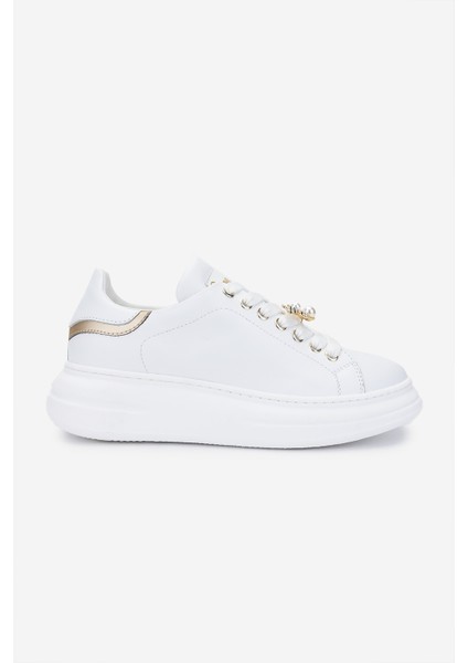 Méliné Kadın Deri Beyaz Sneakers & Spor Ayakkabı 1117 Bı 661-Acc Bn Ayk Y25 Bıanco
