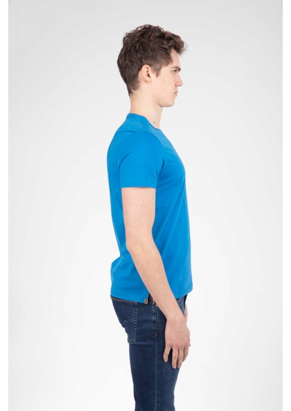 Whirl Erkek Basic Tişört Mavi