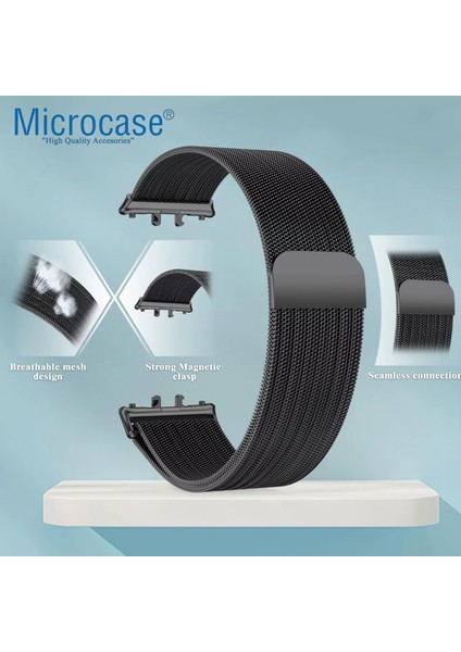 Samsung Galaxy Fit 3 Uyumlu Paslanmaz Çelik Manyetik Metal Kordon KAYIŞ-KY6544 modelleri