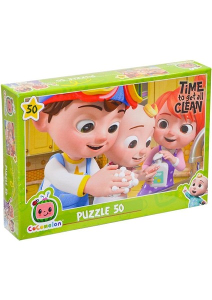 CO7779 Cocomelon 50 Parça Çocuk Puzzle -Laço